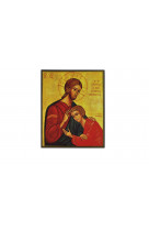 Le christ et saint jean - icone classique 13,1x10,6 cm -  282.72