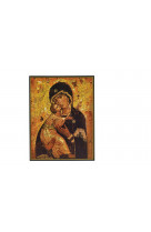 Vierge de tendresse de vladimir - icone classique 27x37 cm - 134.37