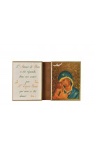 Diptyque 8 x 15 cm - notre dame des graces