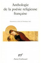 Anthologie de la poesie religieuse francaise