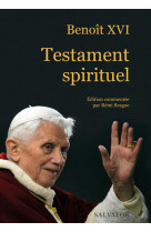 Testament spirituel de benoit xvi