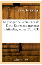 La pratique de la présence de dieu