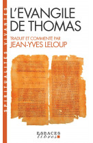 L'évangile de thomas (espaces libres - spiritualités vivantes)