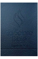 La sainte bible esprit et vie simili cuir pu noir