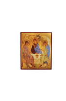 La trinité (roublev) - icône classique 22,2x18,1 cm -  164.74