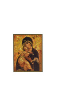 Vierge de tendresse de vladimir - icône classique 23,6x18,1 cm -  134.84