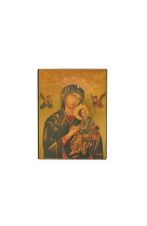 Notre dame du perpétuel secours xv - icône classique 14,5x10,6 cm -  472.72