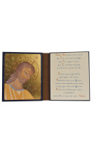 Christ amour et sagesse - diptyque 13x19 cm -  844.f9