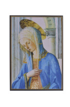 Vierge de l'annonciation - icône classique 15x10,6 cm -  185.72