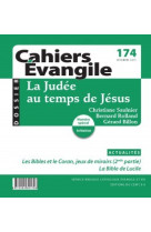 Cahiers evangile - numero 174 la judee au temps dejesus