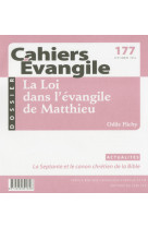 Cahiers evangile - numero 177 la loi dans l'evangile de matthieu