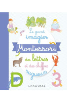 Le grand imagier montessori lettres et chiffres rugueux