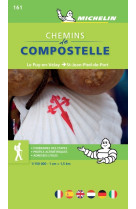 Carte chemins de compostelle / le puy-en-velay - st-jean-pied-de-port