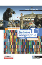 Histoire-géographie emc term - voie technologique - enseignement commun - livre + licence élève