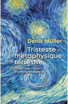 Tristesse et metaphysique terrestre - existence, raison et transcendance