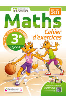 Cahier d'exercices iparcours maths 3e avec cours (édition 2022)