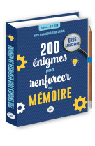 200 énigmes pour renforcer sa mémoire - spécial seniors - crayon offert