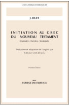 Initiation au grec du nouveau testament