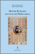 Maitre eckhart, lecteur des peres grecs