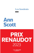 Les insolents - prix renaudot 2023