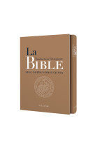 La bible traduction liturgique avec notes explicatives (compacte - coffret cadeau tranche dorée)