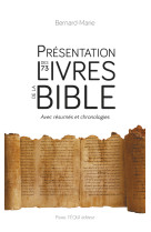 Présentation des 73 livres de la bible