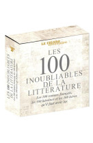 Coffret 3 guides 100: les 100 inoubliables de la littérature