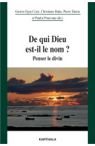 De qui dieu est-il le nom ?