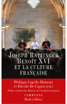 Joseph ratzinger-benoît xvi et la culture française