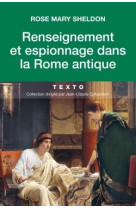 Renseignement et espionnage dans la rome antique