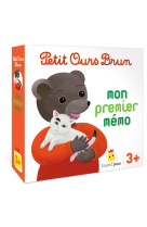 Jeu petit ours brun - mon premier mémo