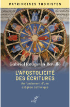 L'apostolicité des écritures