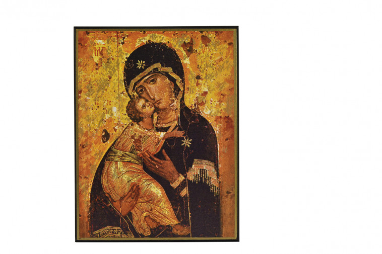 VIERGE DE TENDRESSE DE VLADIMIR - ICONE CLASSIQUE 27X37 CM - 134.37 -   - CLEMENCES