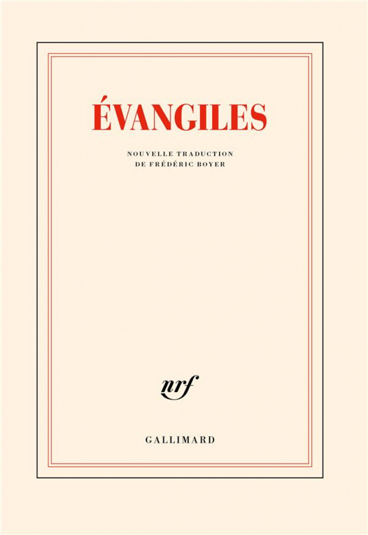 EVANGILES - ANONYME - GALLIMARD