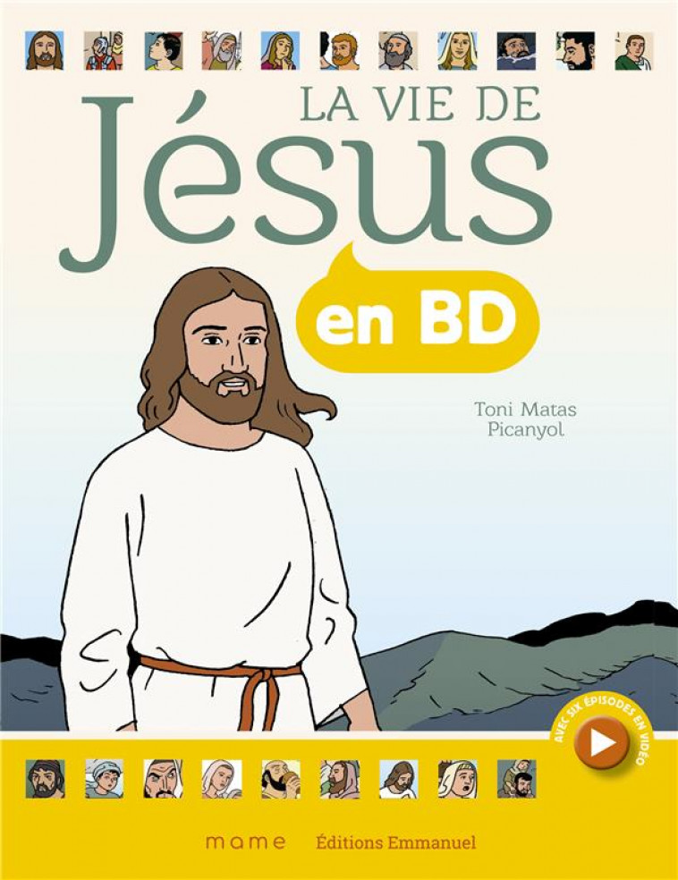 LA VIE DE JESUS EN BD - BROCHE - PICANYOL - MAME