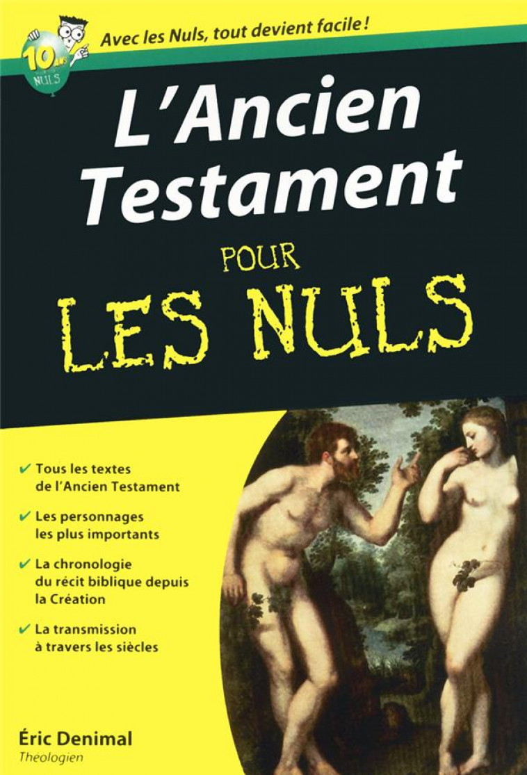 ANCIEN TESTAMENT POCHE POUR LES NULS - DENIMAL ERIC - FIRST