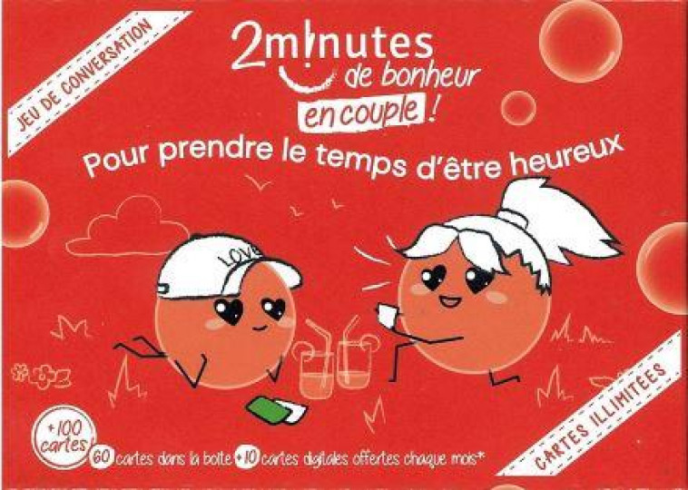 2 MINUTES DE BONHEUR EN COUPLE ! - POUR PRENDRE LE TEMPS D-ETRE HEUREUX - EDITION ILLUSTREE - DE FOUCAULD/EPALLE - NC