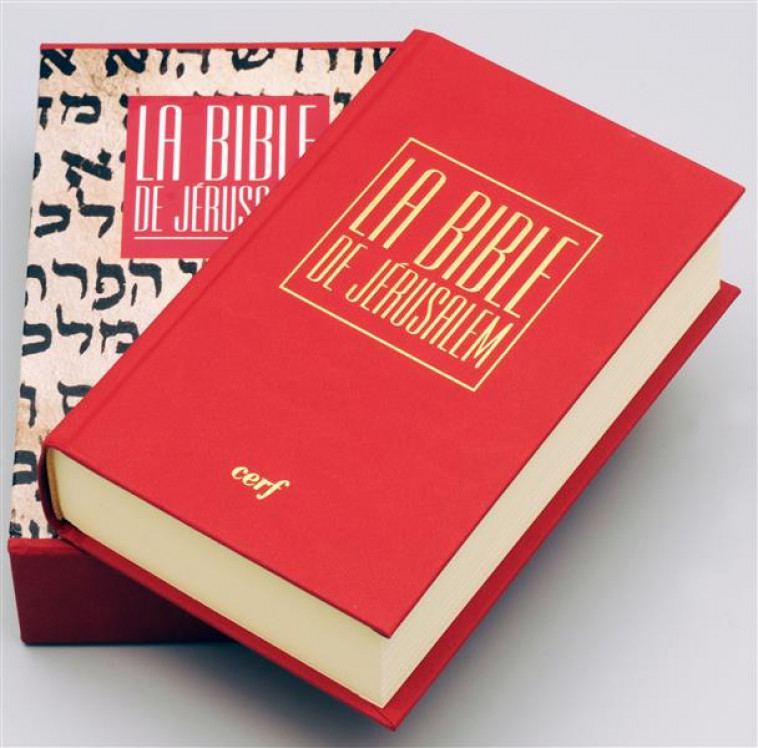 LA BIBLE DE JERUSALEM - POCHE RELIEE ROUGE - EBAF - Cerf