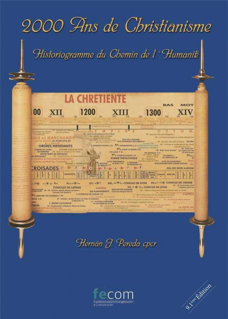 2000 ANS DE CHRISTIANISME - HISTORIOGRAMME DU CHEMIN DE L'HUMANITE - J. PEREDA CPCR HERNA - NC