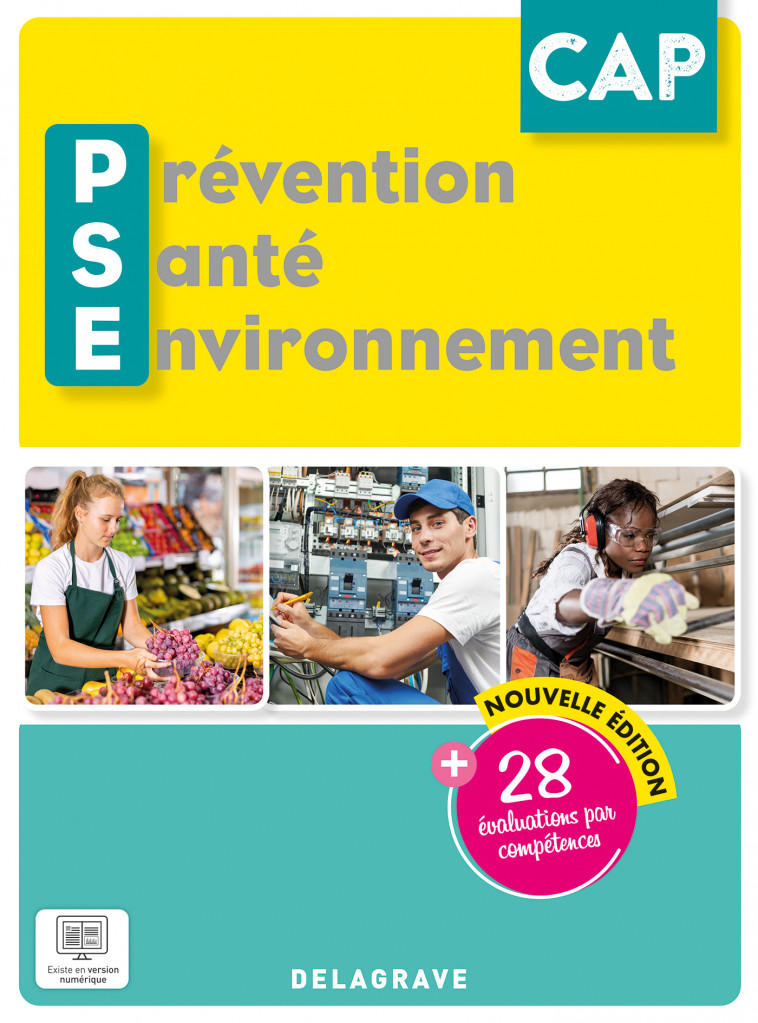 Prévention Santé Environnement (PSE) CAP (2023) - Pochette élève - Gaetan Berna, Nadera Berna - DELAGRAVE