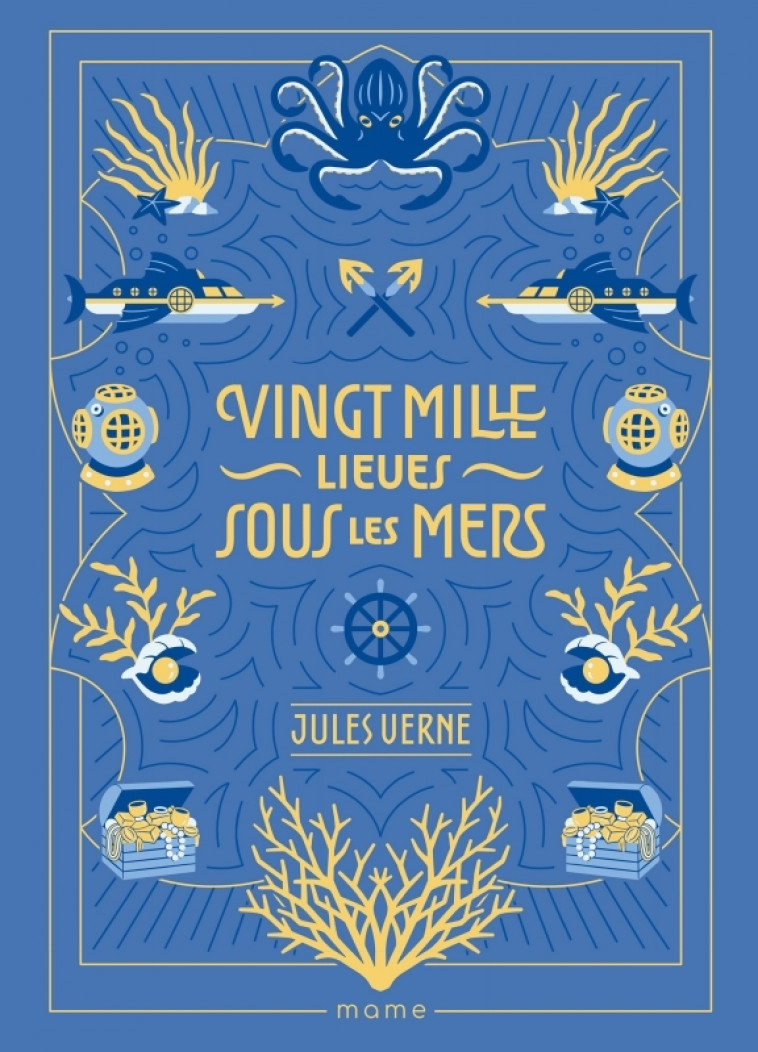 Vingt mille lieues sous les mers - Jules Verne, Antonio Javier Caparo, Cyla Costa Cyla Costa,  Cyla Costa - MAME