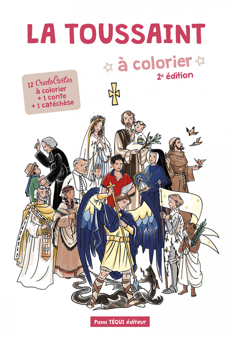 La Toussaint à colorier (2e édition) - Anne-Charlotte Larroque - TEQUI