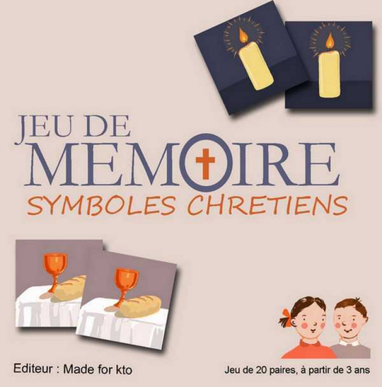 Jeu de mémoire - Symboles chrétiens - XXX - MADE FOR KTO