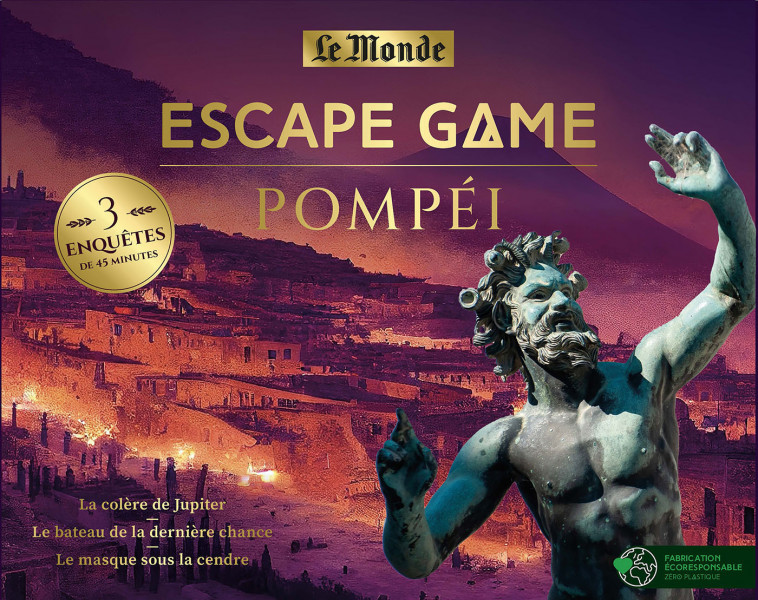 ESCAPE GAME - POMPEI -  Collectif - EDITIONS PRISMA