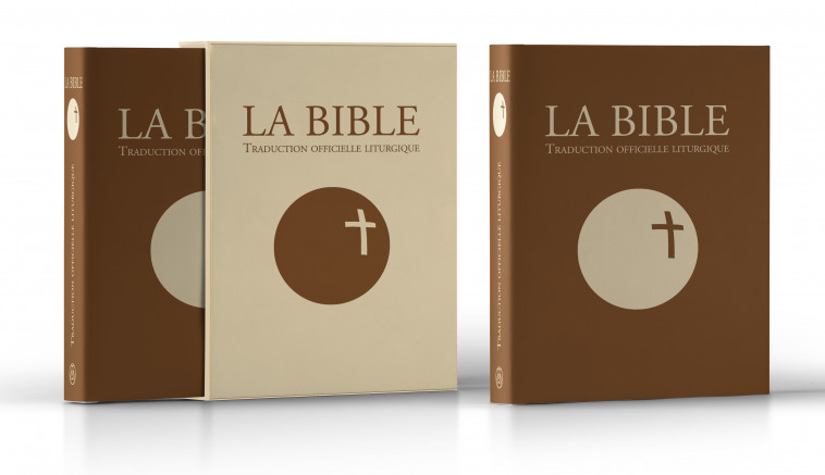 La Bible - Traduction officielle liturgique   cuir marron - A.E.L.F. A.E.L.F. - MAME DESCLEE