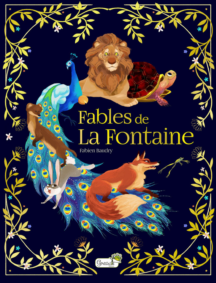 Fables de La Fontaine -  F. BAUDRY,  Baudry fabien, Fabien Baudry - GRENOUILLE