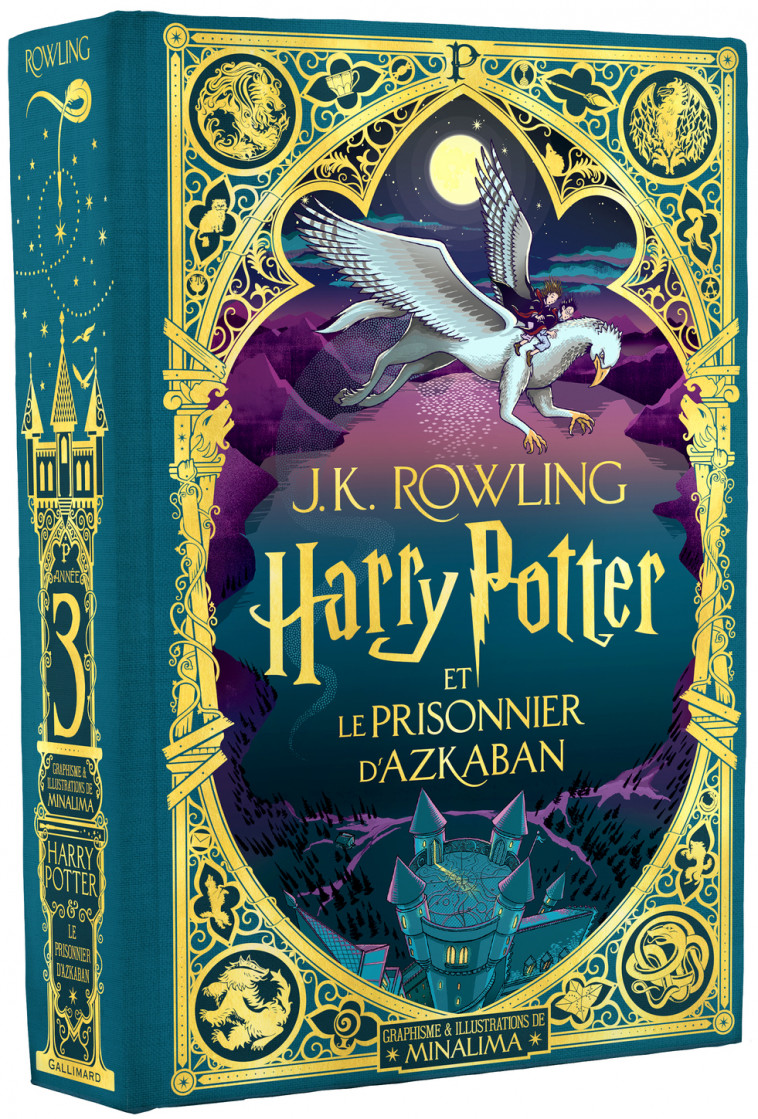 Harry Potter et le prisonnier d'Azkaban -  Minalima, J.K. ROWLING, Jean-François Ménard, J.K. ROWLING,  Minalima,  Minalima, Jean-François Ménard - GALLIMARD JEUNE