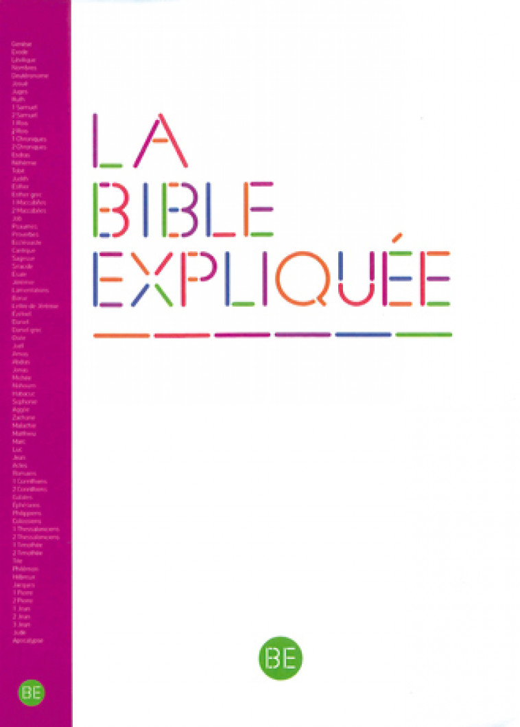 La Bible expliquée - Collectif Collectif - BIBLI O