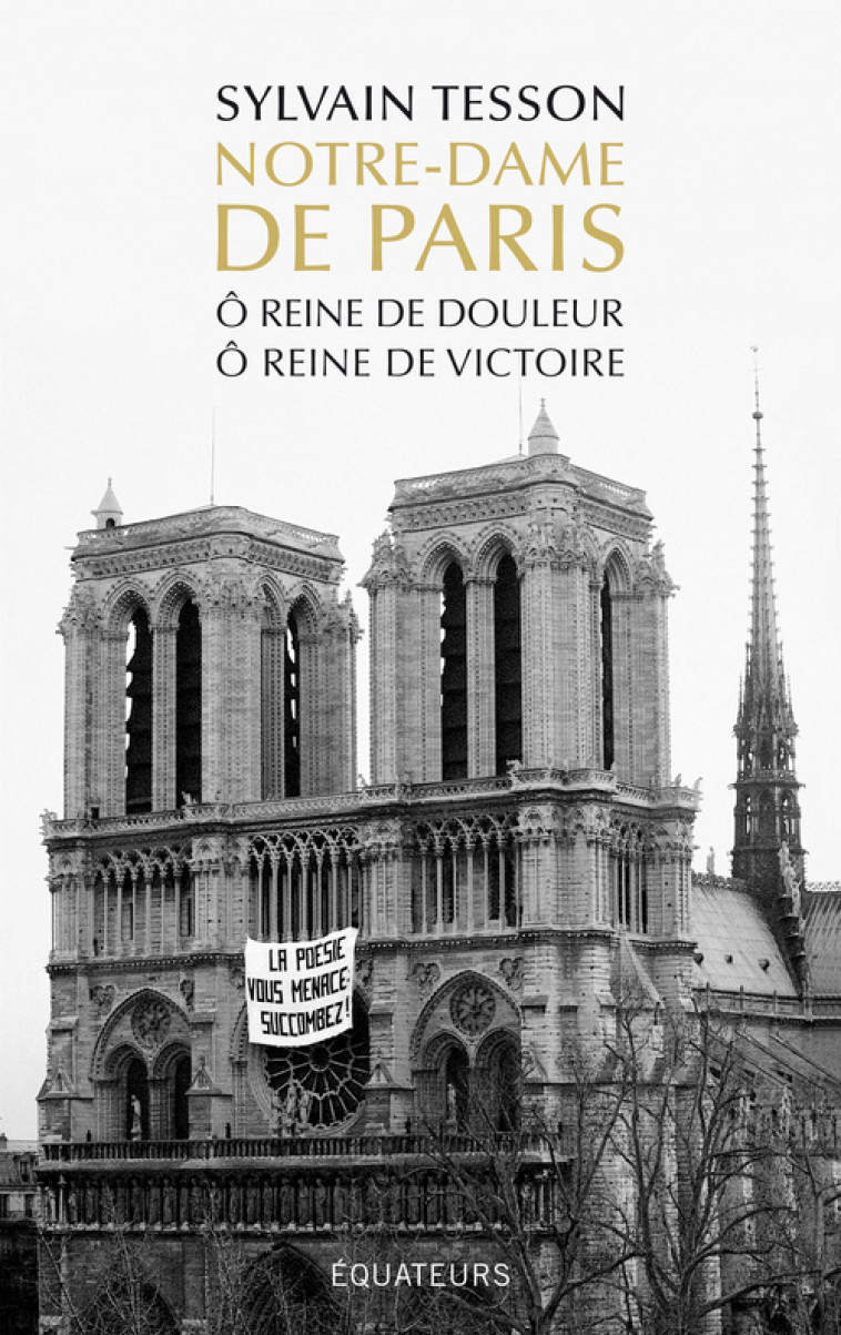 Notre-Dame de Paris - Ô reine de douleur, Ô reine de victoire -  Tesson sylvain, Sylvain Tesson, Sylvain Tesson - DES EQUATEURS