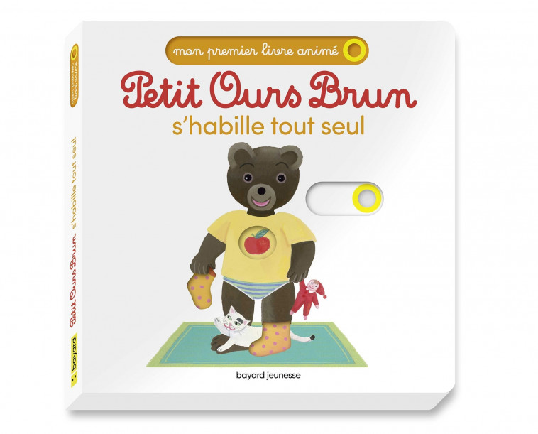 Petit Ours Brun s'habille comme un grand - Mon premier livre animé - Laura Bour, Laura Bour - BAYARD JEUNESSE